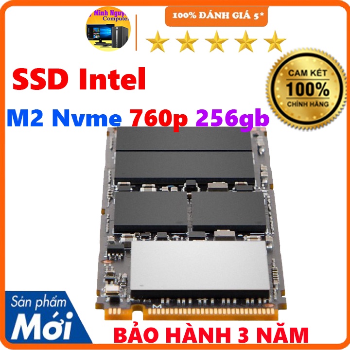 SSD Intel 760P M2 NVMe 256GB (không box)