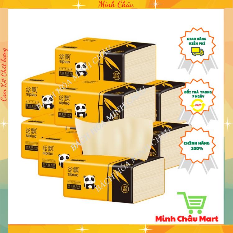 Giấy Ăn Gấu Trúc Sipiao Siêu Dai Chính Hãng