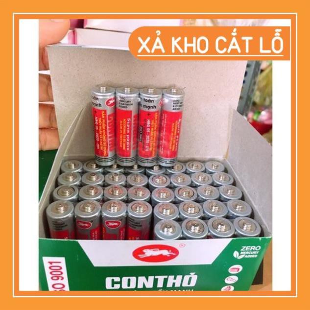 Sỉ hộp 40 quả pin Con Thỏ chính hãng AA và AAA