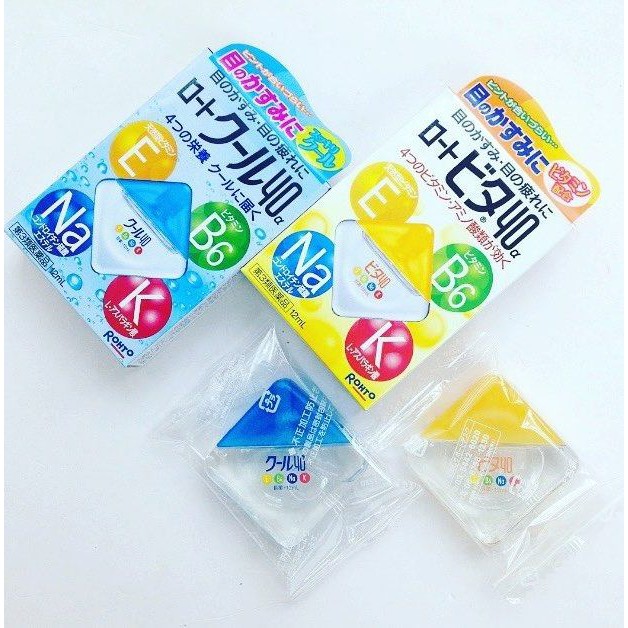 Nước nhỏ mắt Rohto Vitamin 40 Nhật Bản ( màu vàng/ màu xanh )