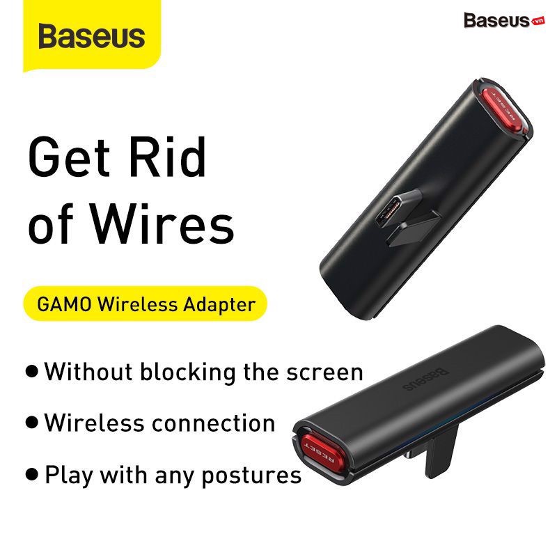 Bộ chuyển đổi không dây Baseus GAMO Wireless Adapter BA05 dùng cho Nintendo Switch Lite PS4