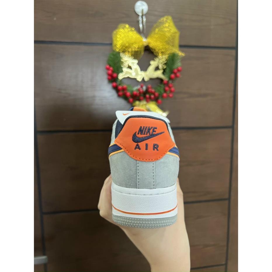 Giày AF1 Custom Xám Gót Cam Bản S.C Full Box+Phụ Kiện | BigBuy360 - bigbuy360.vn