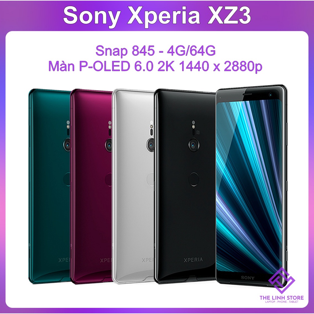 Điện thoại Sony Xperia XZ3 - Màn OLED 6.0 2K Snap 845 | WebRaoVat - webraovat.net.vn