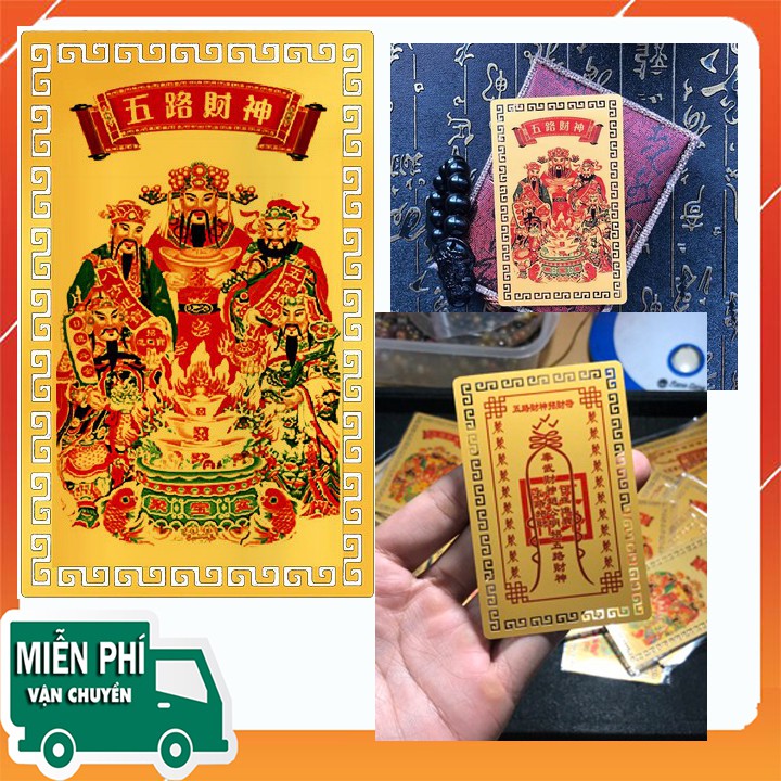 [ Để Có Nhiều Tiền Hơn ]- 💵💵💵Kim Bài Thần Tài - Phù Ngũ Lộ Thần Tài - Ngũ Lộ Thần Tài Phù 💵💵💵 | BigBuy360 - bigbuy360.vn