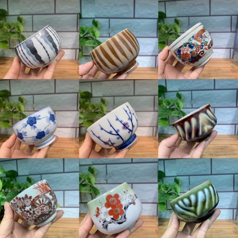 Ly gốm Nhật size 6-8cm_T2