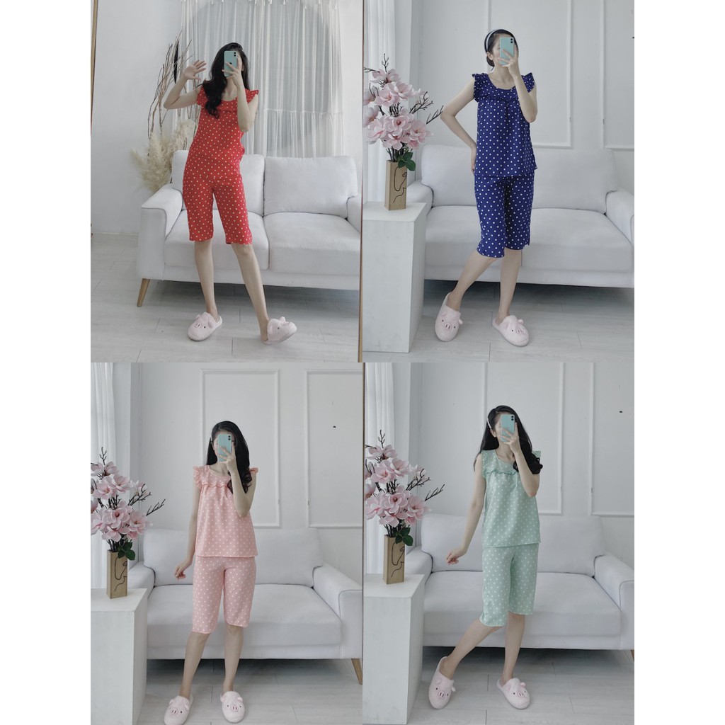 [3 size 42-70kg] Đồ bộ LỤA LỬNG DỄ THƯƠNG SIÊU DỄ THƯƠNG