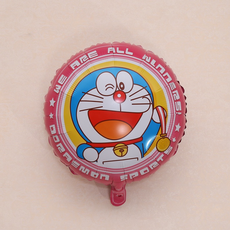 Bong Bóng Lá Nhôm 18 Inch Hình Mèo Hoạt Hình Trang Trí Tiệc Sinh Nhật