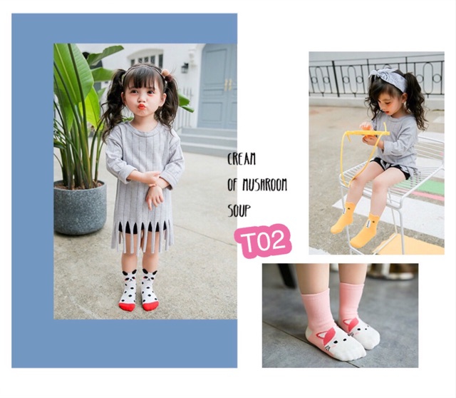Combo 5 đôi tất trẻ em cute ngộ nghĩnh ( T09)