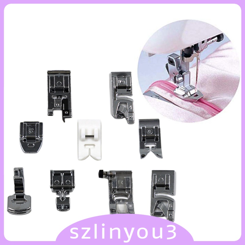 Practical Tool Zipper Presser Foot Low Shank Domestic Sewing Machine for Brother for Singer