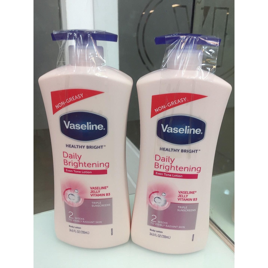 Dưỡng Thể Làm Trắng Da Vaseline Heathy White 725ml dưỡng da bổ sung độ