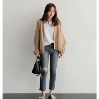 Áo khoác len cardigan