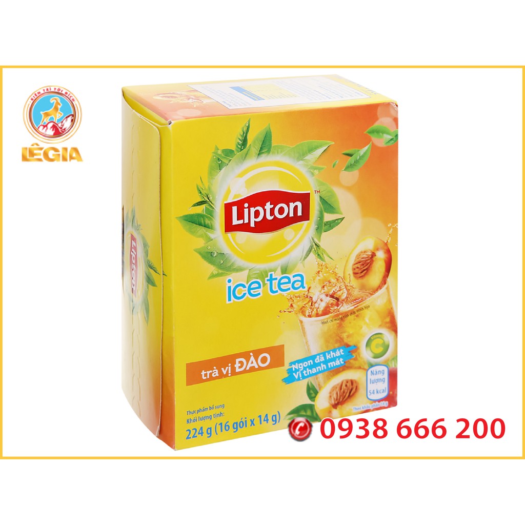 TRÀ LIPTON ICE TEA VỊ ĐÀO HỘP 224G