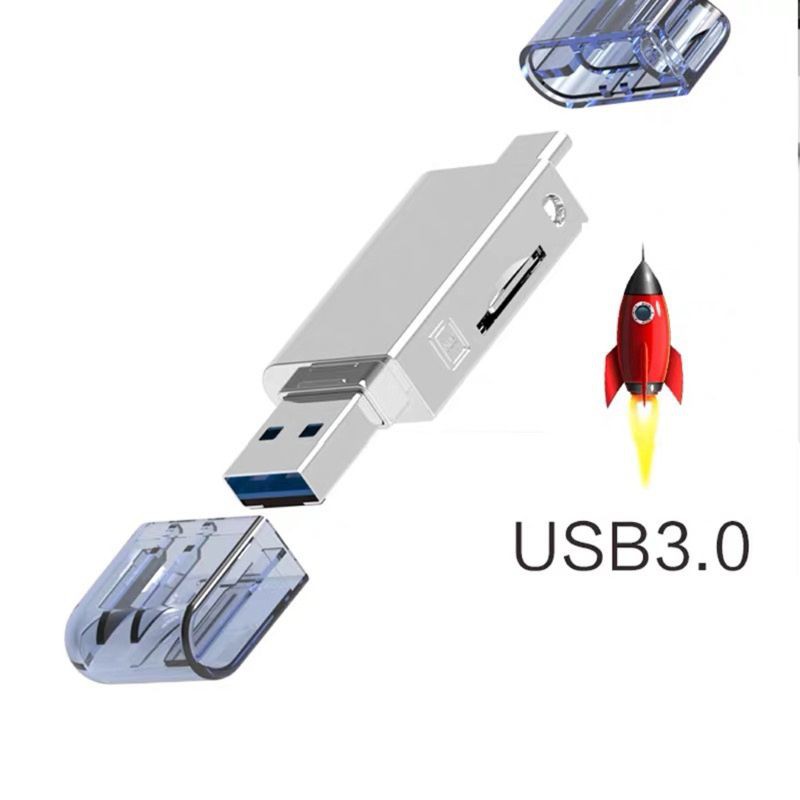 Đầu Đọc Thẻ Nhớ Micro Sd Tf Niki 2 Trong 1 Usb 3.0 Type C | BigBuy360 - bigbuy360.vn