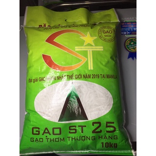 Gạo st25 (túi 10kg ngon nhất thế giới)