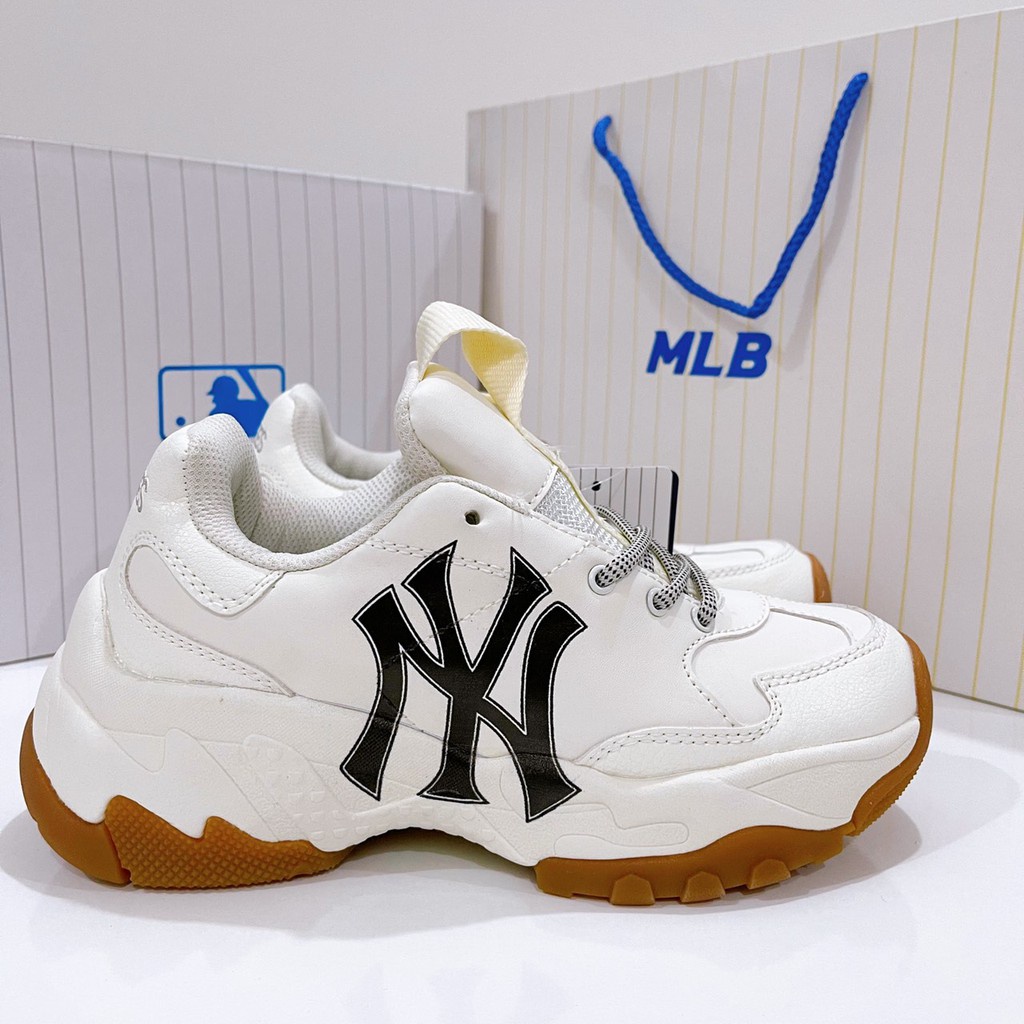 Xả kho Sale Lớn  giày thể thao mlb ny đế nâu độn đế nam nữ siêu xinj giày sneaker thỏ store