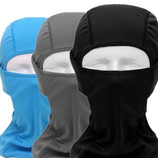 Mặt nạ ninja trơn, Khăn trùm đầu, khăn chống nắng ngụy trang đa năng cho dã ngoại du lịch phượt, dù lượn, xe đạp, c