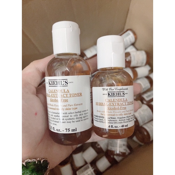 Toner Hoa Cúc Kiehl’s Calendula Herbal - Extract Toner Minisize 40ml - 75ml | kiehls nước hoa hồng