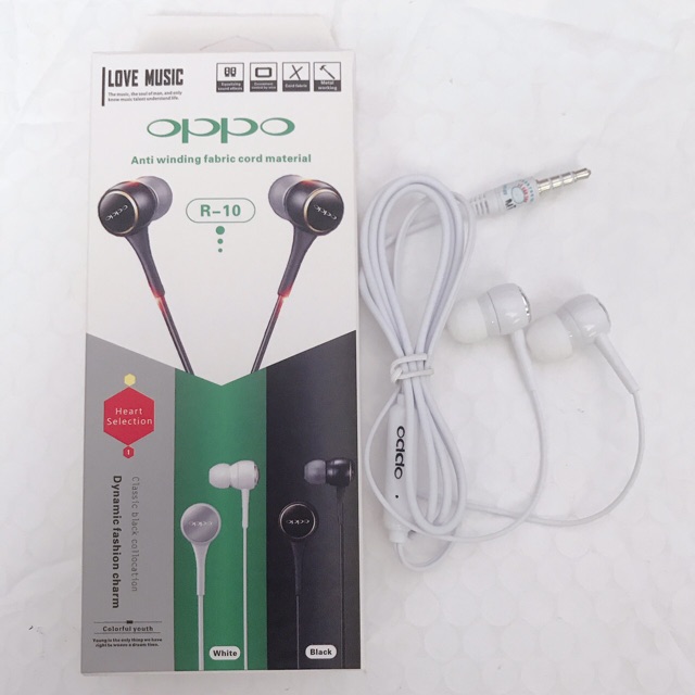 Tai nghe cao cấp R10 Oppo siêu zịn jack 3.5
