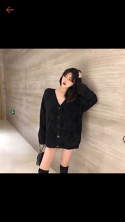 🖤 Cardigan lông thỏ 🖤 ( +2% phí shopee thu )