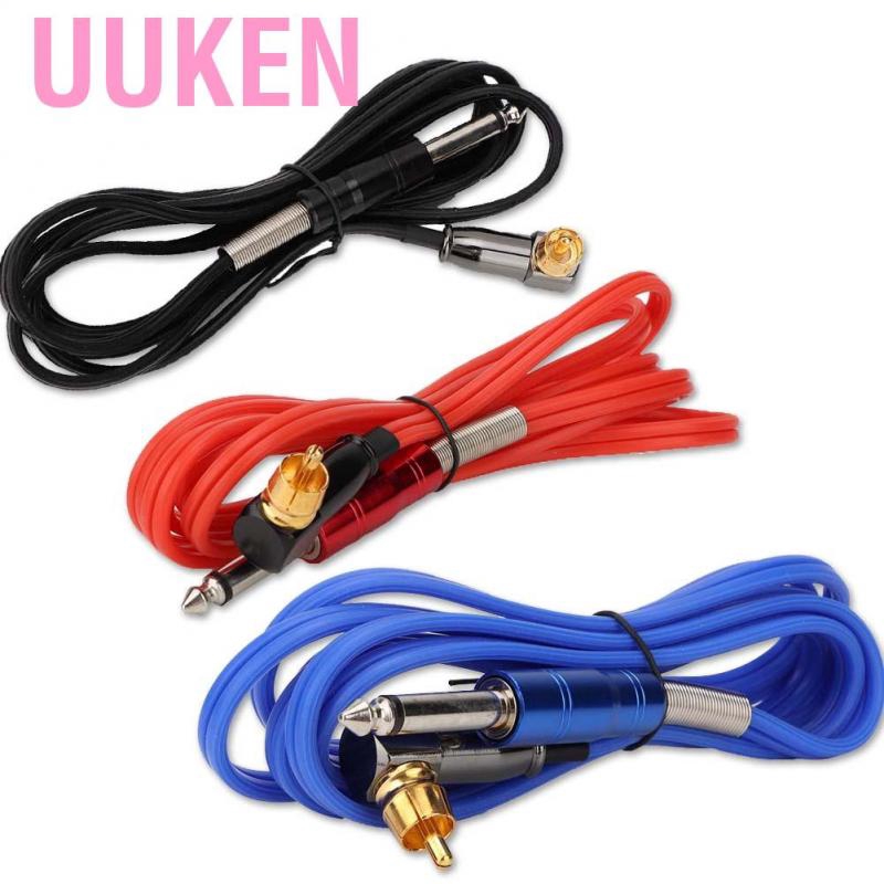 Dây nối nguồn điện chất liệu silicon mềm dài 1.8m 3 màu sắc tùy chọn cho máy xăm