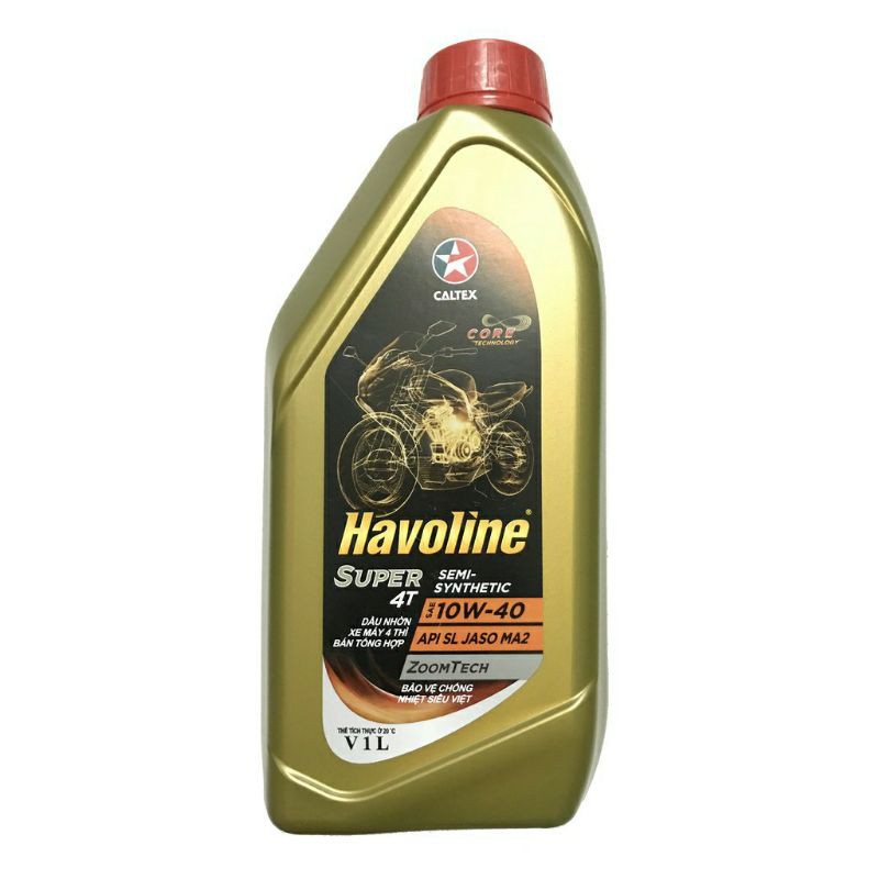 nhớt xe số catex havoline bán tổng hợp