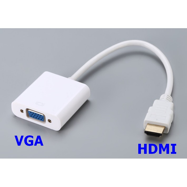 Cáp HDMI to VGA (cáp chuyển cổng HDMI sang cổng VGA) ___MtpShop9x