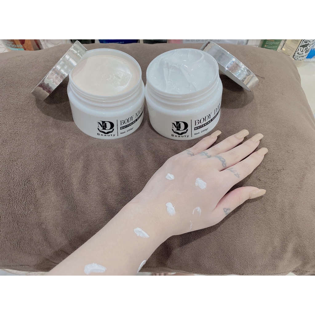 KEM DƯỠNG BODY MD BEAUTY-COMBO BODY NGÀY VÀ ĐÊM