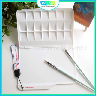 Palette gập miya 200x150mm_ khay pha màu miya