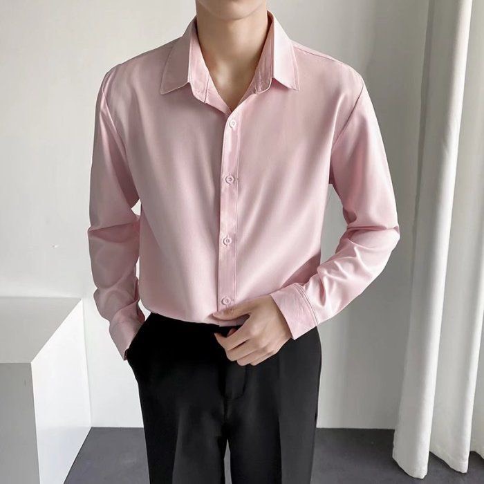 [CHUẨN SOÁI CA] Áo sơ mi - Áo sơ mi trắng - Chất liệu lụa thô cao cấp, mềm mịn, dày dặn, thấm hút mồ hôi tốt
