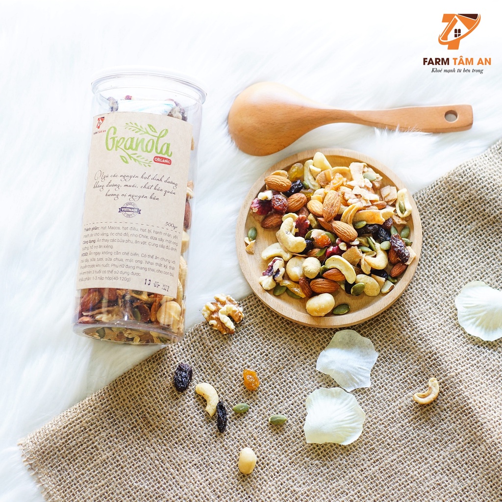 Granola ăn kiêng không đường farm tâm an - ảnh sản phẩm 3