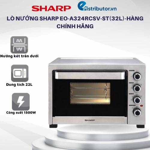 Lò nướng Sharp EO-A324RCSV-ST(32L)-Hàng Chính Hãng