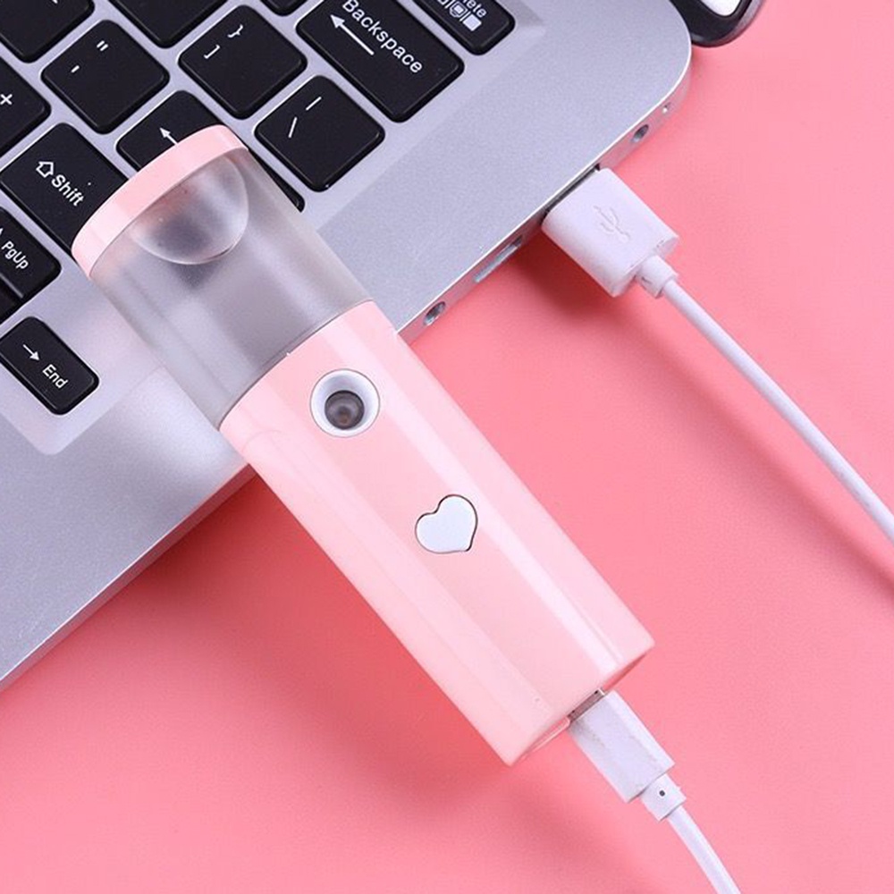 [Hàng mới về] Máy phun sương xông hơi mặt mini sạc USB chất lượng