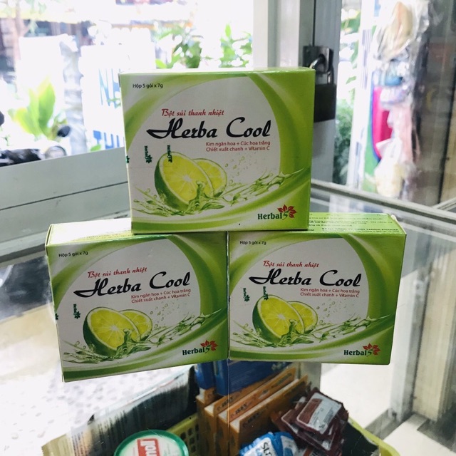 Bột sủi thanh nhiệt Herba Cool - Hộp 5 gói | BigBuy360 - bigbuy360.vn