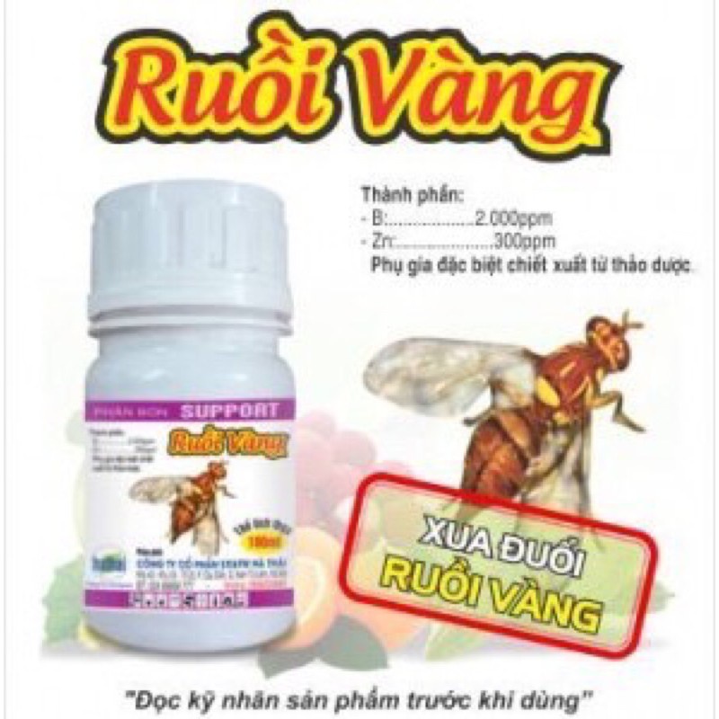 Thảo dược Xua đuổi ruồi vàng Support cực hiệu quả