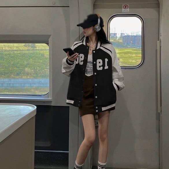 Áo Khoác Bomber Unisex Vải Dù Phong Cách Hàn Quốc Chất Đẹp [Kèm Ảnh Thật]