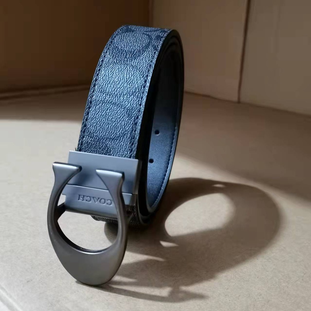 Thắt Lưng Da Nam 120Cm C0ACH Cổ Điển Không Kèm Hộp