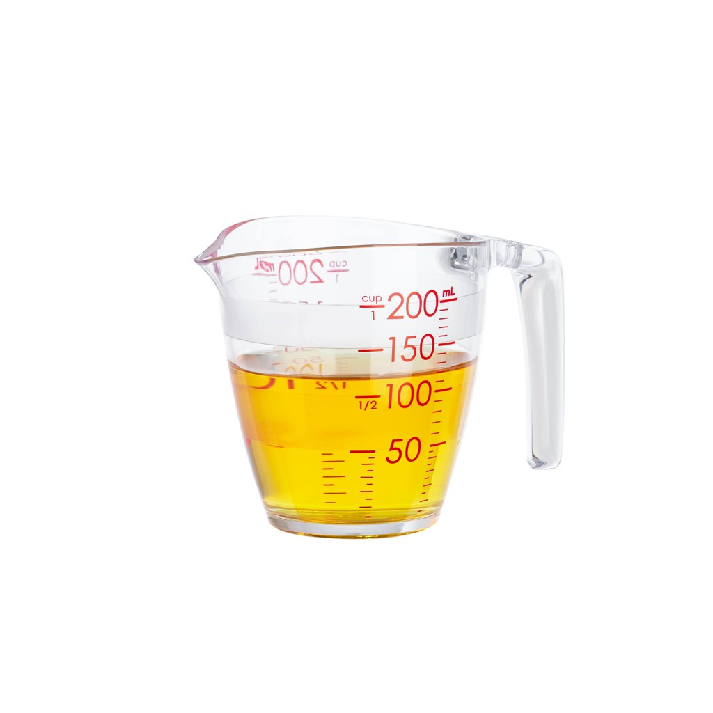 Cốc đong Inochi size 200ml và 500ml chia vạch, chịu nhiệt độ cao