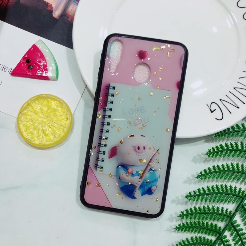 Ốp Samsung M20 Viền Nhựa Dẻo Hình Dễ Thương