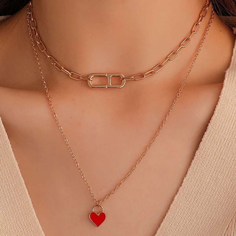 (MỚI) Vòng cổ nhiều lớp hình mũi heo thời trang