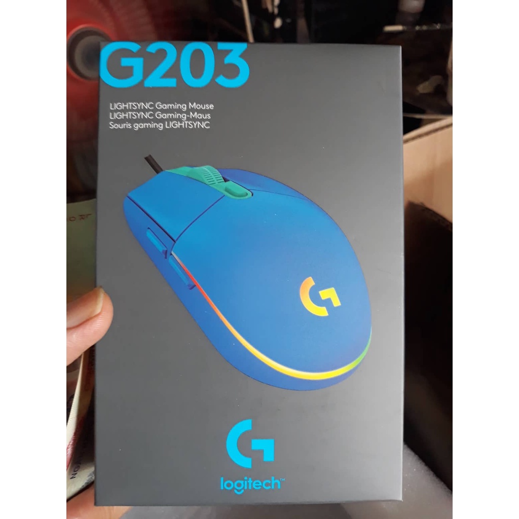Chuột game Logitech G102 Lightsync ,G203 tím  LED - 8.000 dpi new 100% full box Chính hãng bao nhận ghub