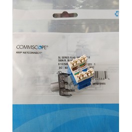 Modul Jack RJ45 nhân mạng Cat6 CommScope/AMP mã 1375055-1 (chân đồng)