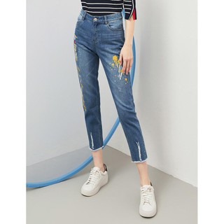 Quần jeans STRADIVARIUS BOYFRIEND JEANS
