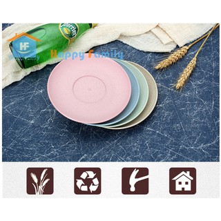 Mua Hộp đĩa ăn tròn 4 cái 4 màu làm từ sợi lúa mì an toàn