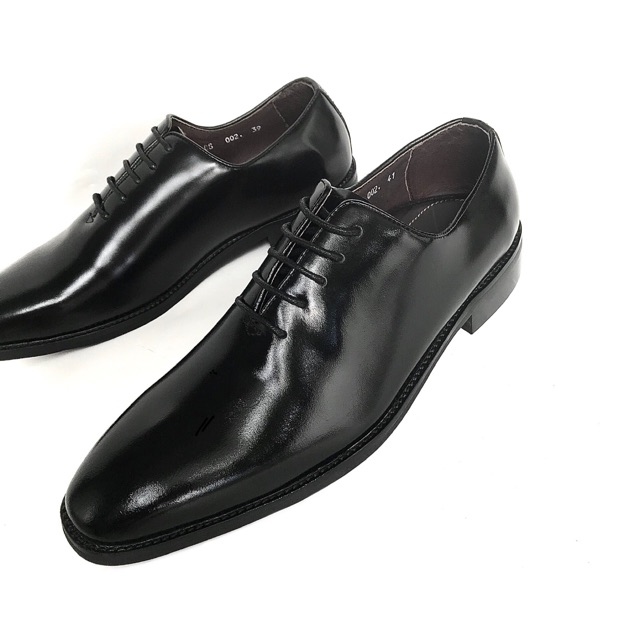Giày Oxford TEFOSS HT003 đen trơn sang trọng và đẳng cấp size 38-43