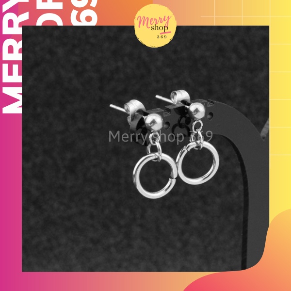 Khuyên tai tròn nam nữ sành điệu