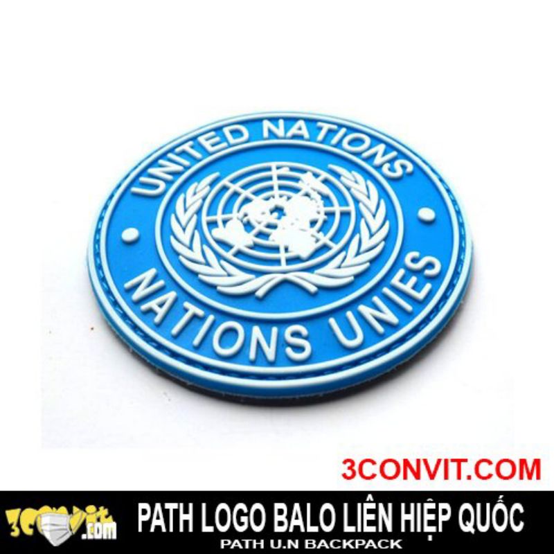 Path logo U.N dán balo