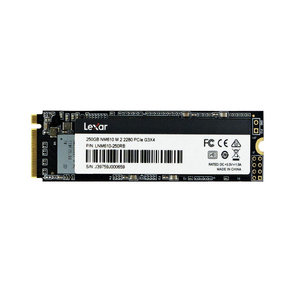 SSD Lexar NM610 M.2 PCIe Gen3 x4 NVMe 250GB - Chính hãng Mai Hoàng