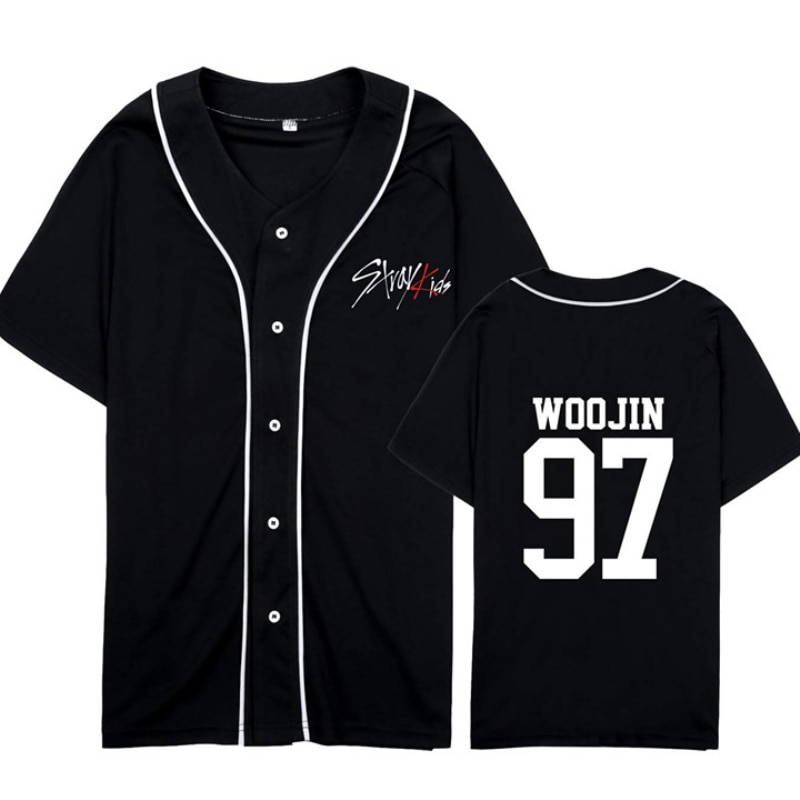 Áo Khoác Bóng Chày Bangchan Felix Hyunjin Jeongin Minho Kpop Stray Tshirt