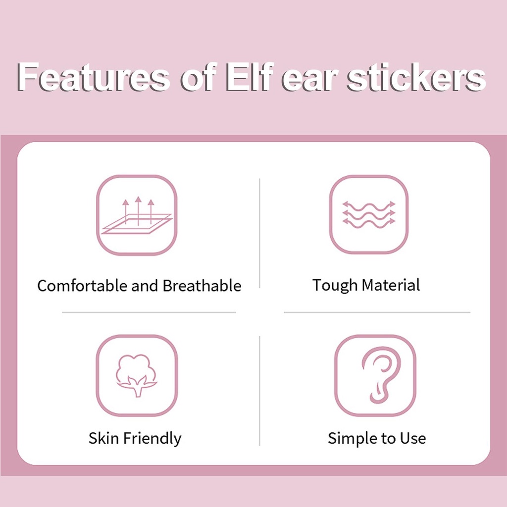 Miếng Dán Chỉnh Sửa Tai Yêu Tinh Vô Hình 12/18/24/30 #Y9B2