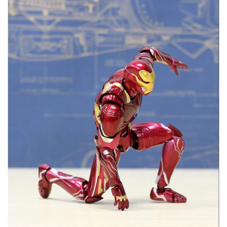 Mô Hình Iron Man Mark 50 Mk50 SHF Avenger Infinity War Bandai Cao 16cm